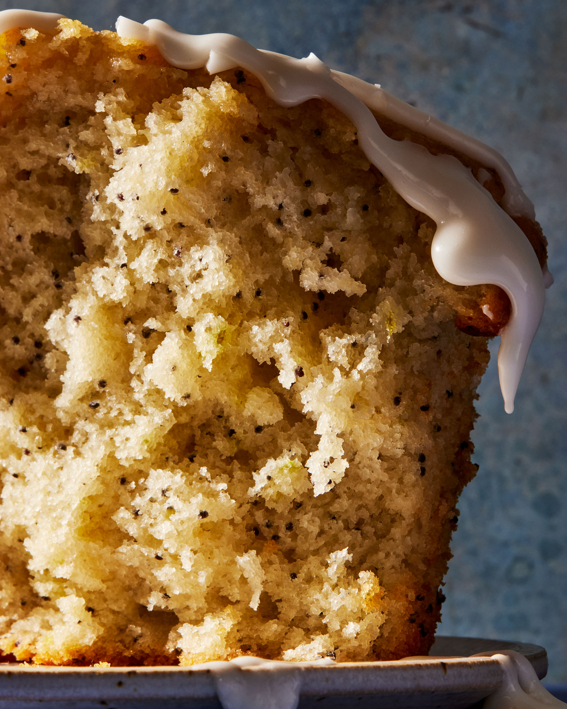 Jumbo Calamansi Poppy Seed Muffins with Yakult Glaze by author Abi Balingit, photographed by Nico Schinco.