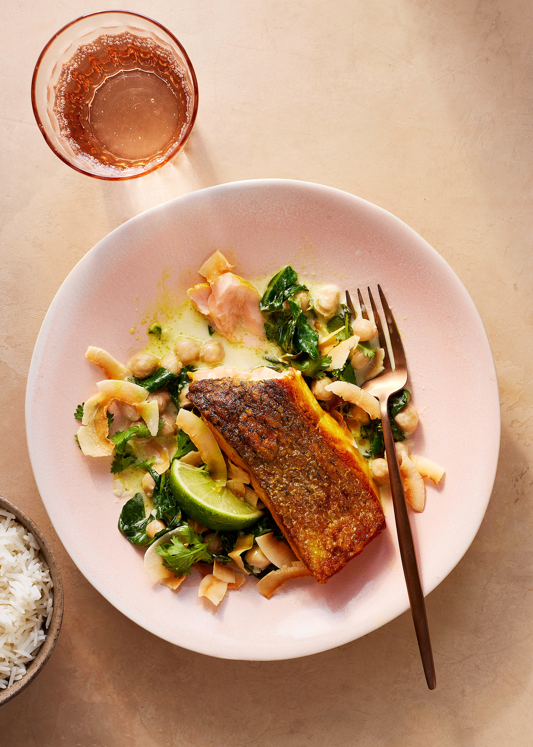 Salmon dish for Martha Stewart Living Magazine